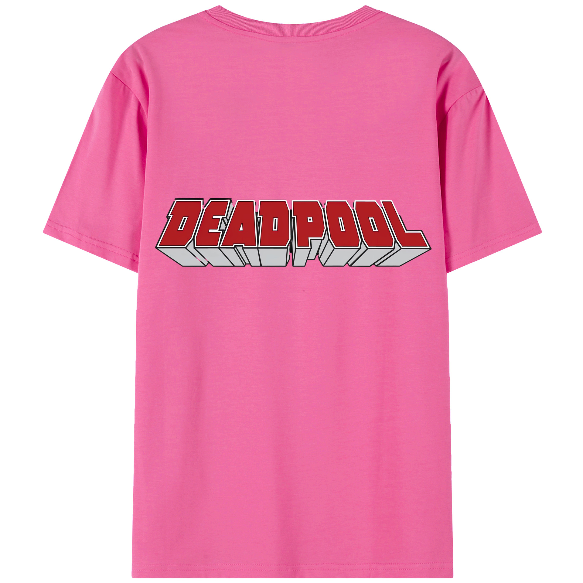 （画像用） Deadpool デッドプール レディース半袖Tシャツ(バックプリント)